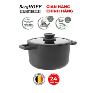 Nồi Berghoff Stone+ 20cm và 24cm nắp kính, Hàng chính hãng, Bảo hành 24 tháng.