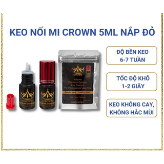 Keo crown đỏ (1-2s) bền 6-8 tuần