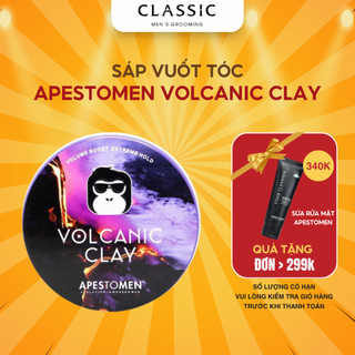 Sáp Vuốt Tóc Apestomen Volcanic Clay - Có tem SMS chính hãng