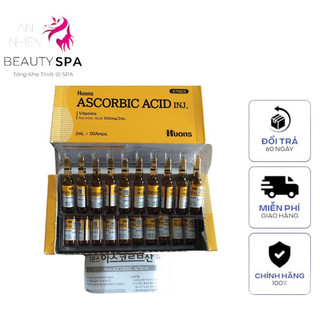 Serum Vitamin C huons Hàn Quốc Chính Hãng -[ Dùng Điện Di Cấy Tảo Phấn - Hồng Sâm ]