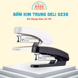 Dập Ghim Số 10 Bấm Kim Cỡ Trung Deli V6040024 Văn Phòng Phẩm Sao Mai
