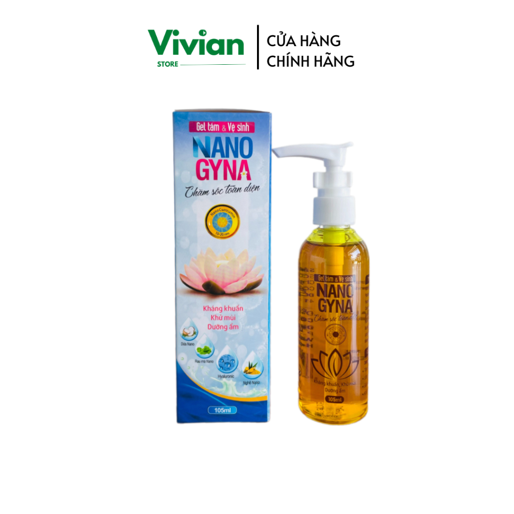 Dung dịch vệ sinh phụ nữ Nanogyna 100ml