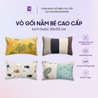 Vỏ gối nằm bé cao cấp Samy Bedding êm ái, thoáng mát