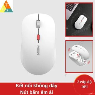 Chuột không dây xiaomi! miiiw mw23m22 chế độ kép. độ ồn thấp,1600dpi, 2.4g+bluetooth