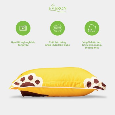 [EVERON] Gối Bé Trẻ Em, Văn Phòng Giá Rẻ Kích Cỡ 35*50 [Giao màu ngẫu nhiên]