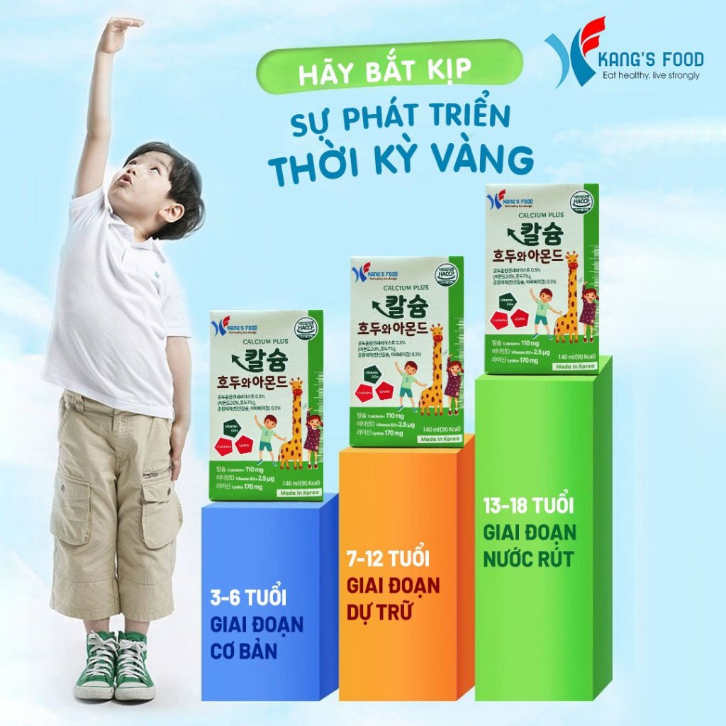 lốc 6 hộp 𝗦𝘂̛̃𝗮 𝗛𝗮̣𝘁 𝐎𝐑𝐆𝐀𝐍𝐈𝐂 Calcium 𝗣𝗹𝘂𝘀 nhập khẩu bổ sung DHA,Lysine, Calcium, hỗ trợ tăng chiều c