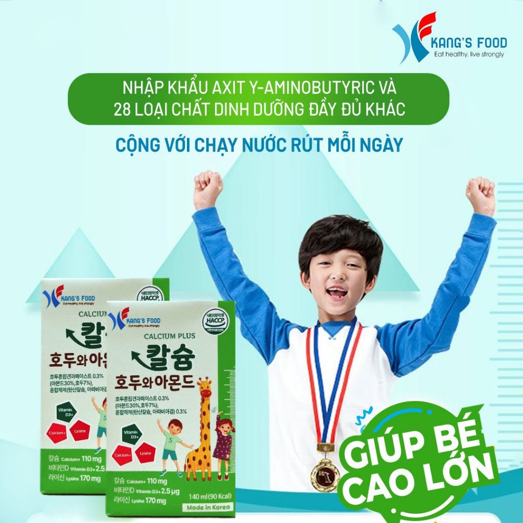 (DATE 3/2027)𝗦𝘂̛̃𝗮 𝗛𝗮̣𝘁 𝐎𝐑𝐆𝐀𝐍𝐈𝐂 Calcium 𝗣𝗹𝘂𝘀 nhập khẩu Hàn Quốc bổ sung DHA,Lysine, Calcium, hỗ trợ 
