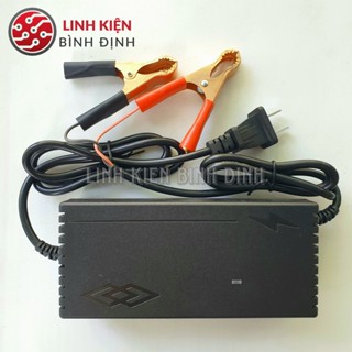 Bộ Sạc Pin Sắt 4S 14.6V 5A 10A  Giắc Kẹp Đỏ Đen, tự ngắt khi sạc đầy ,có quạt tản nhiệt