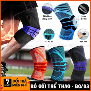 (01 ĐÔI) Băng Quấn Bảo Vệ Đầu Gối Bó Gối Thể Thao Nam Nữ Tránh Chấn Thương Khớp Đá Bóng Rổ Tập Gym Tạ Tennis Chạy Bộ