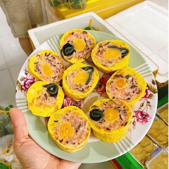 Chả hoa trứng muối bắc thảo đòn 500gr (Chỉ giao hỏa tốc)