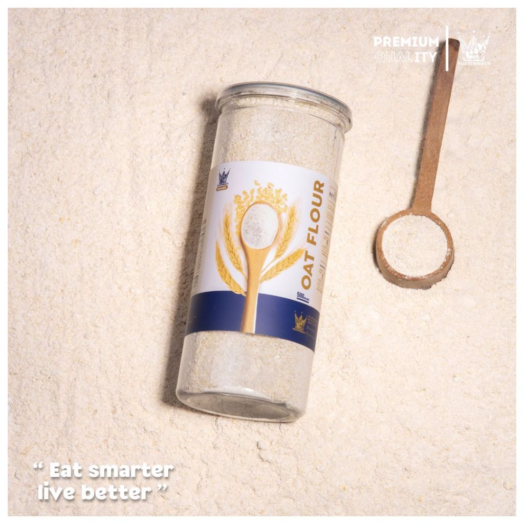 BỘT Yến mạch tươi VUA YẾN MẠCH nguyên chất nhập khẩu Úc nấu cháo ăn dặm, làm bánh Đồi Hữu cơ