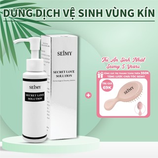 Dung dịch vệ sinh phụ nữ SEIMY dạng bọt - Secret Love Solution - sạch và mềm da