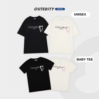 Áo Thun Outerity Self Love Thắt Nơ 2 màu / Unisex Localbrand 2024 Nam Nữ