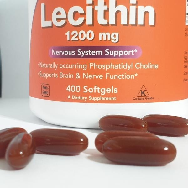 Viên mầm đậu nành Lecithin Now của Mỹ 1200mg (100 viên) điều hòa nội tiết, đẹp da, giảm tắc tia sữa