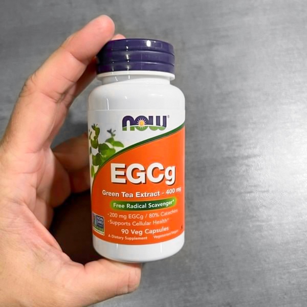 Viên uống trà xanh giảm cân Now EGCg Green Tea Extract (90 viên) hỗ trợ đốt mỡ, đẹp da chống oxy hóa