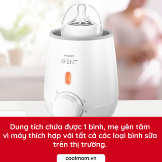 Máy hâm sữa và thức ăn siêu tốc Philips Avent SCF355.09