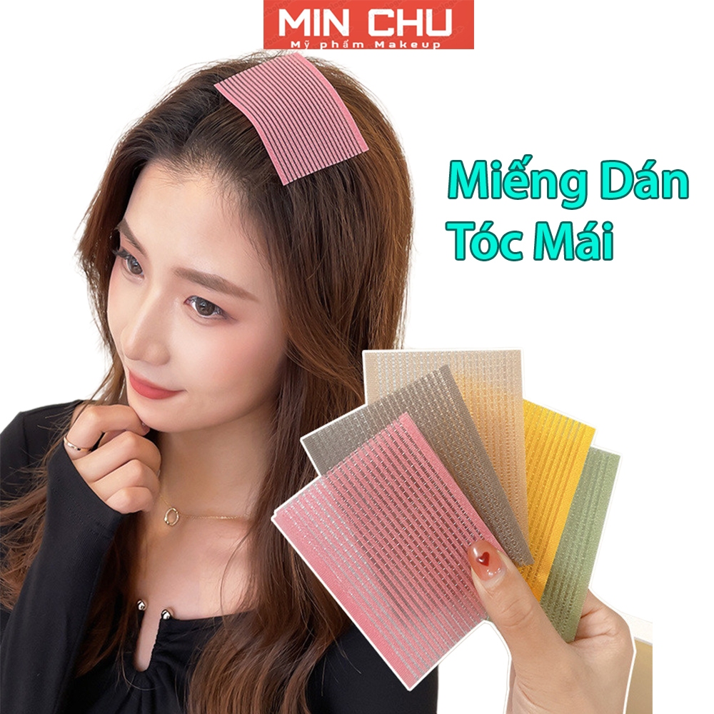 Miếng Dán Tóc Nữ - Miếng Dán Cố Định Tóc Mái Hỗ Trợ Cho Trang Điểm Rửa Mặt , miếng dán tóc con