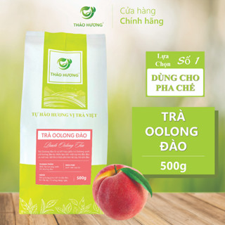 Trà Oolong Đào (Vị Phê La) Thượng Hạng thương hiệu Thảo Hương 500g - Pha Olong sữa đào, Trà trái cây