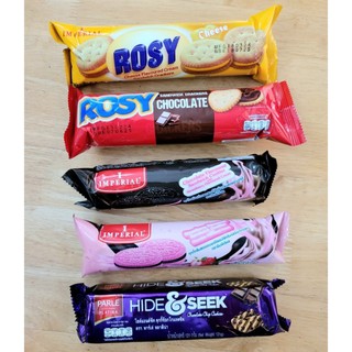 Bánh quy sữa socola phô mai dâu rosy imperial thái lan 100g