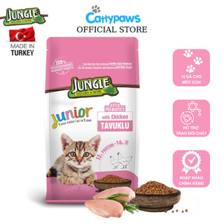 Thức Ăn Cho Mèo Con Jungle Kitten Food With Chicken 1,5Kg - Xuất Xứ Thổ Nhĩ Kỳ, Thức Ăn Dạng Hạt Thơm Ngon Dinh Dưỡng5kg