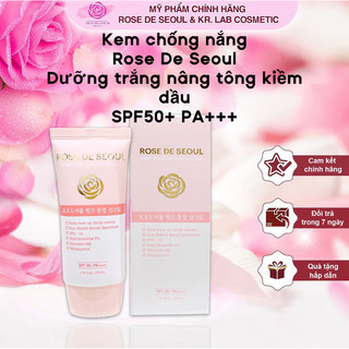 Kem chống nắng Rose De Seoul 50g hạn dùng 2027 bản mới nhất