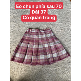 Pass các mẫu chân váy kẻ xếp ly , chân váy tennis váy xếp li 2hand