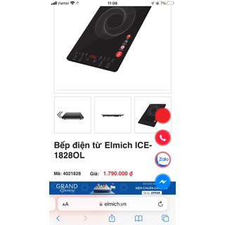 Bếp điện từ Elmich ICE-1828OL.