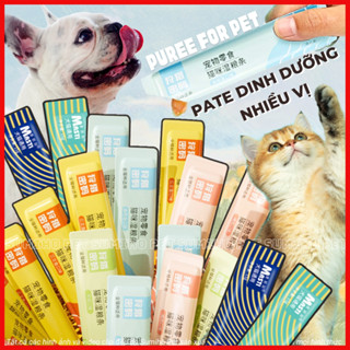 Pate dinh dưỡng súp thưởng cho chó mèo (gói 15g) nhiều hương vị