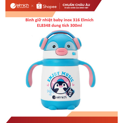 Bình giữ nhiệt baby inox 316 Elmich EL8348 dung tích 300ml