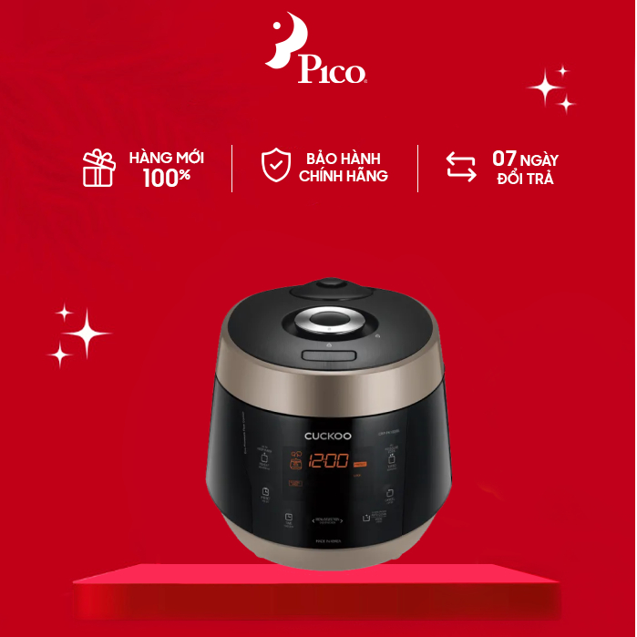 Nồi cơm điện tử áp suất 1.8 lít Cuckoo CRP-PK1000S/BKCGVNCV