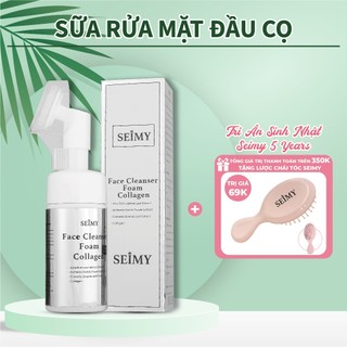 [CHÍNH HÃNG] Sữa rửa mặt đầu cọ tạo bọt - Face Cleanser Foam Collagen sạch sâu, tiện lợi