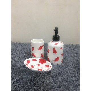 Bộ đồ dùng phòng tắm 450 ml- gốm sứ cường phát