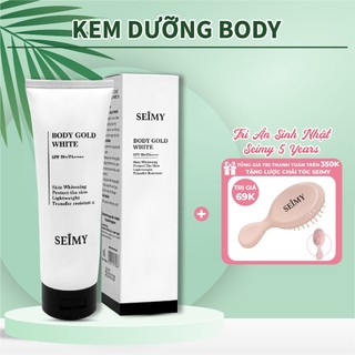 Kem Body Dưỡng trắng da chống nắng Seimy - Body Gold White căng bóng, dưỡng ẩm cho da