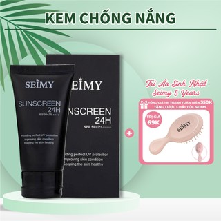 [CHÍNH HÃNG] Kem chống nắng dưỡng da dưỡng trắng Seimy - Sunscreen 24h - Kem dưỡng da chống nắng
