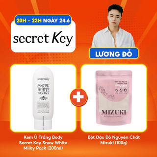 Kem Ủ Trắng Secret Key Snow White Milky Pack