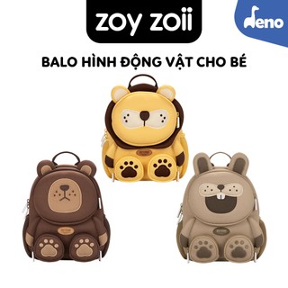 Balo đi học cho bé Zoyzoii Forest animal backpack hình động vật rừng bé trai,bé gái mầm non Mã B38