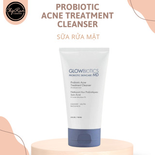 Sữa rửa mặt cho da dầu mụn glowbiotics probiotic acne treatment cleanser 150ml