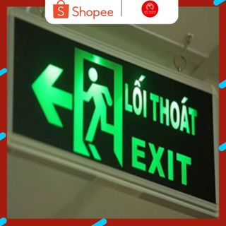Đèn led exit đèn thoát hiểm chỉ dẫn thoát nạn giúp 1 mặt và 2 mặt- rẽ trái,phải my nhân