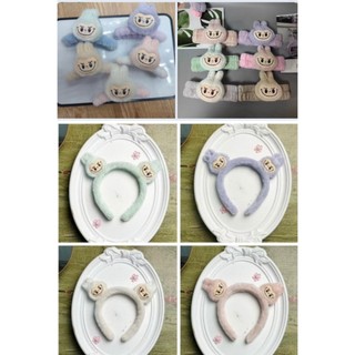 Bờm cài kẹp tóc băng đô labubu bông hot trend tiktok siêu yêu