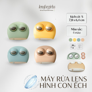  Máy rửa lens EYEKAN hình những chú ếch xinh chạy pin tự động | Máy làm sạch kính áp tròng 
