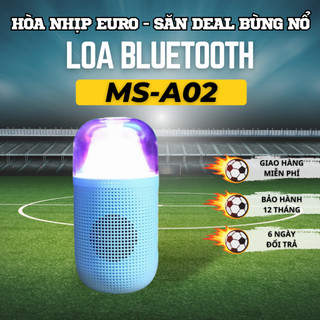 Loa bluetooth mini, loa nghe nhạc gedi-g ms-a03, có led rgb bắt mắt, bảo hành 12 tháng.
