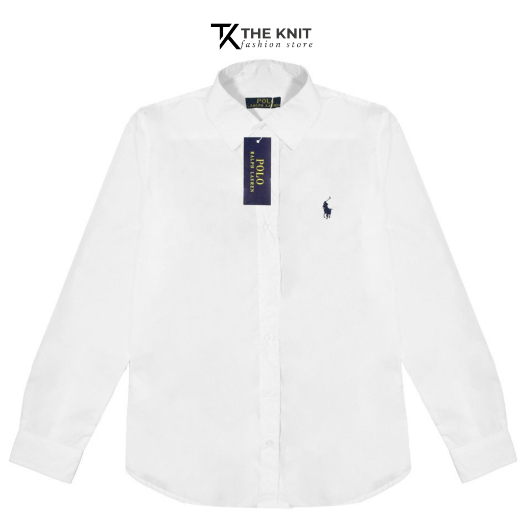 Áo sơ mi Ralp Laurent thêu logo nam nữ cao cấp Áo sơ mi Ralp Laurent thêu logo nam nữ mới nhất