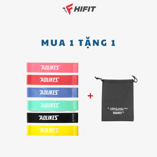 Bộ Dây Kháng Lực MiniBand, giây chun Aolikes Tập Toàn Thân body, mông, chân, đá bóng nam nữ