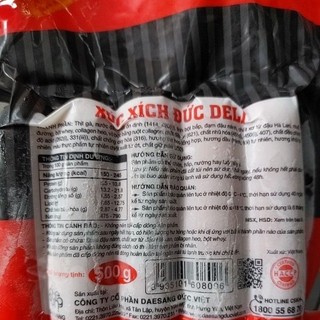 Xúc Xích Đức Deli 500g