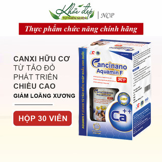 Canxi Nano Aquamin F NCP Không Nóng Không Táo - Hộp 30v