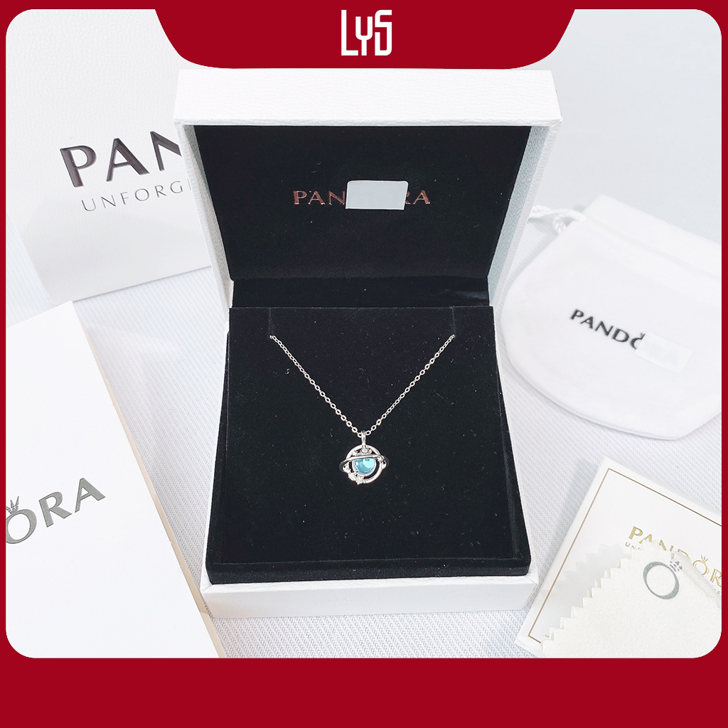 Dây chuyền bạc nữ Lys Moonstone Chasing Dream Galaxy Necklace New Moon Light 6401