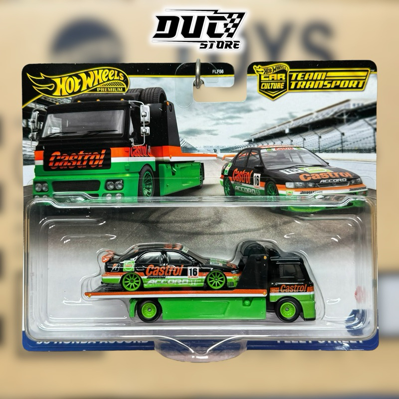 Ducstore Xe mô hình HRV46 Hot Wheels Premium 96 Honda Accord Fleet Street - Team Transport