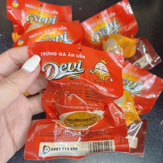 Trứng Gà Ăn Liền DEVI Vị Cay ( 40g x 5 quả )