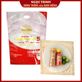 Bánh Tráng Phơi Sương COMBO 05 Bánh Tráng Siêu Cay Loại Ngon Cao Cấp Thương Hiệu Bánh Tráng Ngọc Trinh