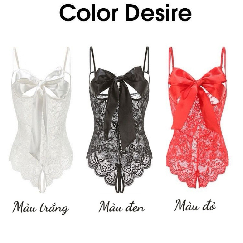 [SẴN] Body Suit Ren Sexy Gợi Cảm MS1542 xuyên thấu gợi cảm cho nữ phối nơ ngực  [CWEAR.SEXY_ĐỒ NGỦ & NỘI Y CAO CẤP] | BigBuy360 - bigbuy360.vn